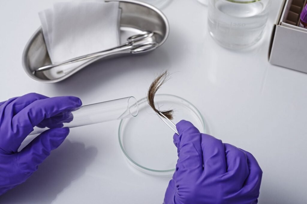 Hair test analysis